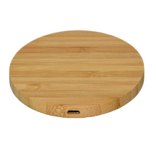 2021 New products factory Hot sell Portable Cell Phone 10W wireless bamboo charger